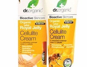 Organic Royal Jelly Cellulite Cream claims to boost circulation and increase nutrition and oxygen supply to connective tissue