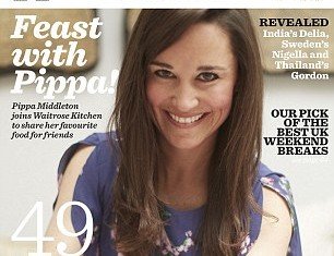Pippa Middleton gets food column in Waitrose Kitchen magazine