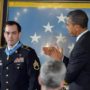 Sgt Clinton Romesha receives Medal of Honor for his heroism in Afghanistan fight