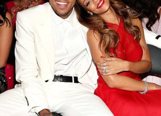 Rihanna and Chris Brown refused to acknowledge one another after both arriving at the Playhouse Nightclub in Los Angeles