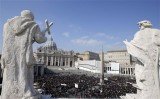 Tens of thousands of pilgrims have attended Pope Benedict XVI’s Angelus prayer at St Peter's Square in Rome, one of the pontiff’s final public appearances