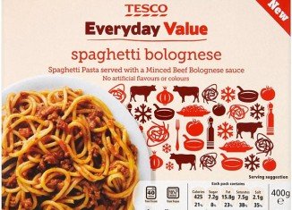 Tesco’s DNA tests have revealed that some of its Everyday Value Spaghetti Bolognese contain 60 percent horsemeat