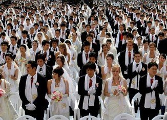 Thousands of people have been married in South Korea in the first mass wedding organized by the Unification Church since the death of its founder, Sun Myung Moon