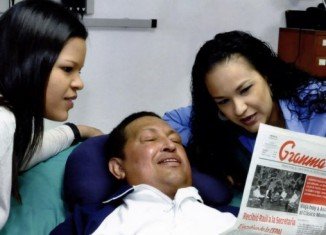 Venezuela’s President Hugo Chavez is still suffering breathing problems after returning from Cuba where he was treated for cancer