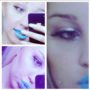 Amanda Bynes tweets self-portraits wearing blue lipstick