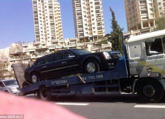 Barack Obama’s armored limo broke down on the way to Tel Aviv airport as the US president is making a historic visit to Israel