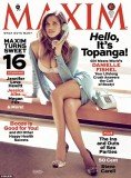 Danielle Fishel posed provocatively in little more than a bra and underwear on the cover of Maxim's April issue