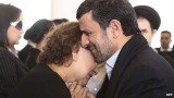 During Hugo Chavez's funeral in Caracas on Friday, Mahmoud Ahmadinejad was photographed sympathizing with Elena Frias de Chavez