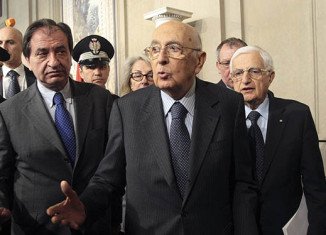 Giorgio Napolitano named 10 "wise men" to work in two separate groups to end the impasse in forming a new government in Italy