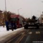 Hungary deploys tanks to reach snowbound cars on M1 motorway