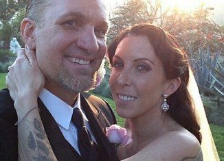Jesse James has shared his first personal picture from his wedding day to Alexis DeJoria