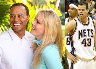Lindsey Vonn was allegedly dating Kris Humphries before romancing Tiger Woods