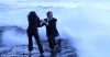 Matthew Hartman was at the point of proposing to his girlfriend Lis, when a giant wave rushed in from the ocean and swept the couple completely off their feet