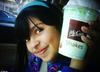 McDonald's celebrates St. Patrick's Day each year with their famous minty-green Shamrock Shake, which contains a whopping 820 calories
