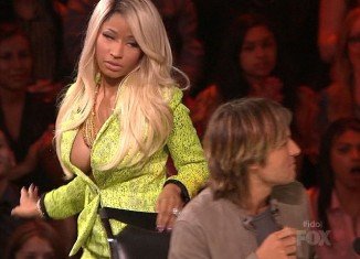 Nicki Minaj was furious to learn that her favorite American Idol contestant Curtis Finch Jr. had landed in the bottom two of the Top 10