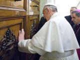 Pope Francis has renounced the grand papal penthouse on the top floor of the Vatican's Apostolic Palace in favor of a modest two-room residence