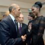 Miss Israel Yityish Aynaw meets Barack Obama at official state dinner in Jerusalem