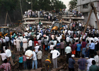 A building collapse has killed at least 34 people in Thane, near Indian city of Mumbai