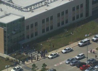 At least 14 people have been wounded in a mass stabbing after a man ran amok at Lone Star College in Houston