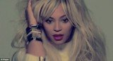 Beyoncé reveals a platinum blonde hairdo in a teaser for her new music video Grown Woman