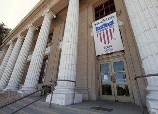 California city of Stockton has become the most populous US city ever to enter bankruptcy protection