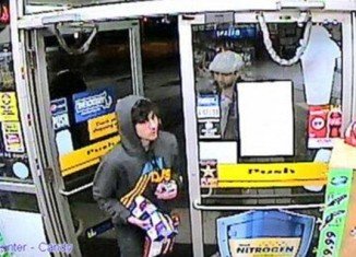 Cambridge gas station surveillance images show Dzhokhar Tsarnaev with arms full of Red Bull and Doritos