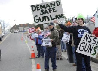 Connecticut lawmakers have approved gun control measures, which campaigners say are the strictest in America, following December Sandy Hook massacre