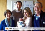 Jenna Bush, daughter of former President George W. Bush, has shared the first pictures of her baby girl, Margaret Laura “Mila” Hager