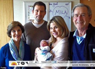 Jenna Bush, daughter of former President George W. Bush, has shared the first pictures of her baby girl, Margaret Laura “Mila” Hager