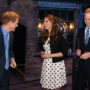 Kate Middleton and Princes William and Harry at Warner Bros. Studios inauguration in Leavesden