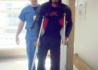 Kevin Ware’s release comes just two days after the gruesome broken leg he suffered during Sunday night's NCAA tournament game against Duke