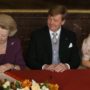 Queen Beatrix of the Netherlands abdicates in favor of Prince Willem-Alexander