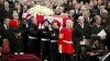 Queen Elizabeth II has led mourners in St Paul's Cathedral in London at the funeral of Margaret Thatcher