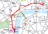 Road closures and travel issues on Margaret Thatcher’s funeral procession route