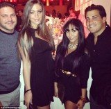 Snooki showed off her 42 lb weight loss the WWE Superstars for Sandy Relief at Cipriani in New York City
