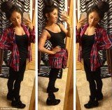 Snooki shows off her sleek new look and posts a triple image of herself on Twitter after she managed to lose 40 lbs since giving birth last August