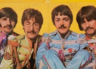 The autographed copy of The Beatles' album Sgt. Pepper's Lonely Hearts Club Band has been bought for $290,500