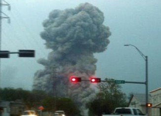 The blast at the plant in West, close to Waco, at 7.50 p.m. (CST) on Wednesday left fires burning as a three-mile radius around the blast zone was evacuated amid fears of a secondary explosion