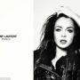 Lindsay Lohan in spoof Saint Laurent ad