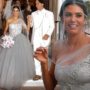 Real Housewives of Miami: Adriana de Moura marries Frederic Marq wearing a grey wedding dress