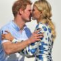 Prince Harry kissed by Karolina Kurkova after winning charity polo match in last day of his US tour