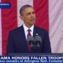 Memorial Day 2013: Barack Obama pays tribute to America’s fallen from Arlington National Cemetery