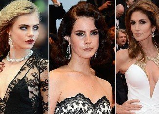 Celebrities choosing Chopard's gems for their red carpet appearances at this year's Cannes festival include Cara Delevigne, Lana Del Rey and Cindy Crawford