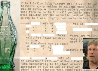 Cliff Kluge from Georgia claims he has found the original top-secret recipe for Coca-Cola in an old box of papers he purchased from an estate