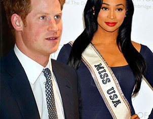 It was Prince Harry's height, a lofty 6ft 2in, that has caught the eye of his latest admirer, none other than Miss USA Nana Meriwether