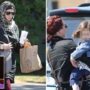 Katherine Russell Tsarnaev enjoys fast food lunch with her daughter and a friend at Chipotle