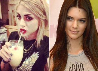 Kendall Jenner has hit back after Frances Bean Cobain branded her an idiot