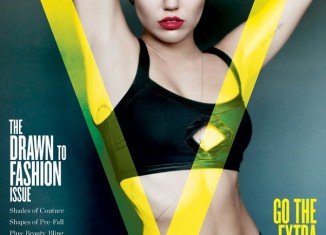 Miley Cyrus has posed for a new issue of V magazine in her raciest photo shoot ever