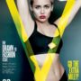 Miley Cyrus in her raciest photo shoot ever for V magazine
