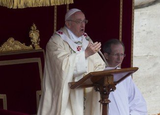 Pope Francis has proclaimed the first saints of his pontificate in a ceremony at the Vatican